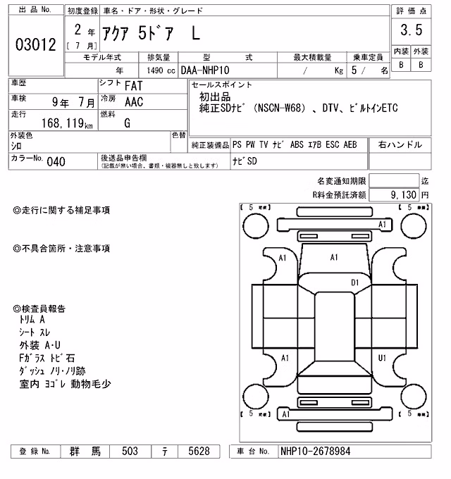 TOYOTA AQUA