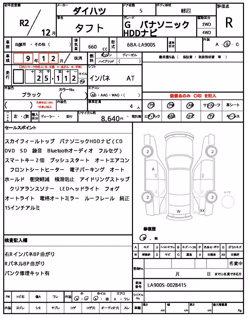 DAIHATSU TAFT