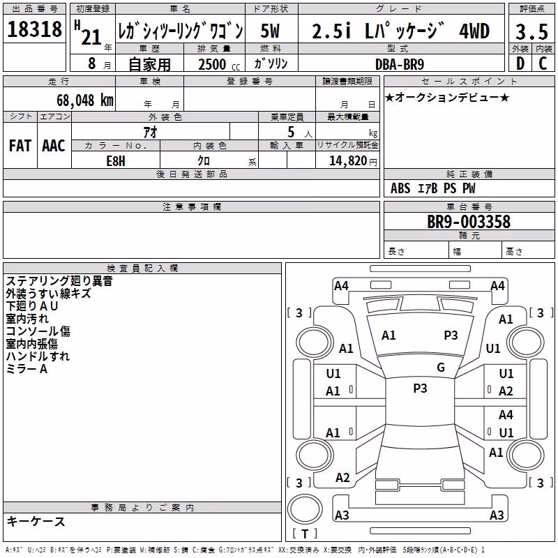 SUBARU LEGACY