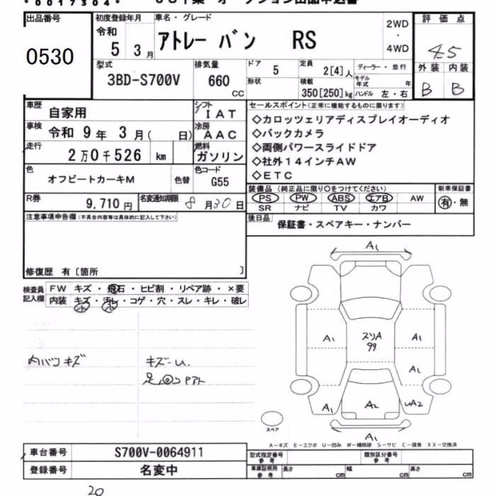 DAIHATSU ATRAI