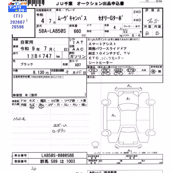 DAIHATSU MOVE CANBUS