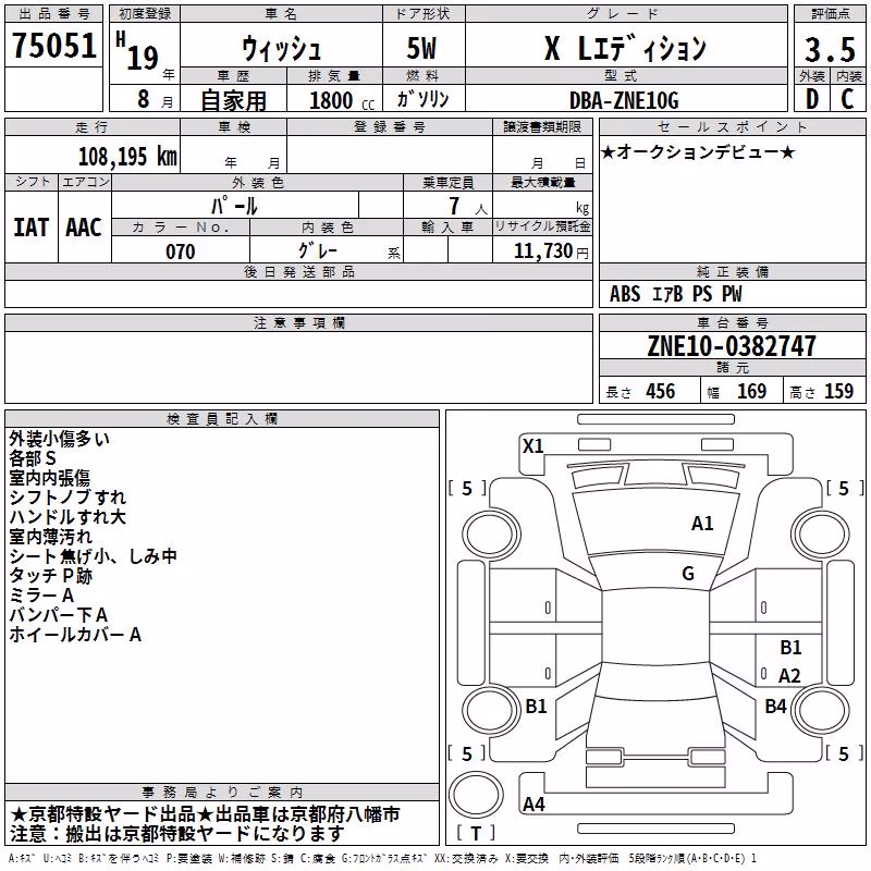 TOYOTA WISH