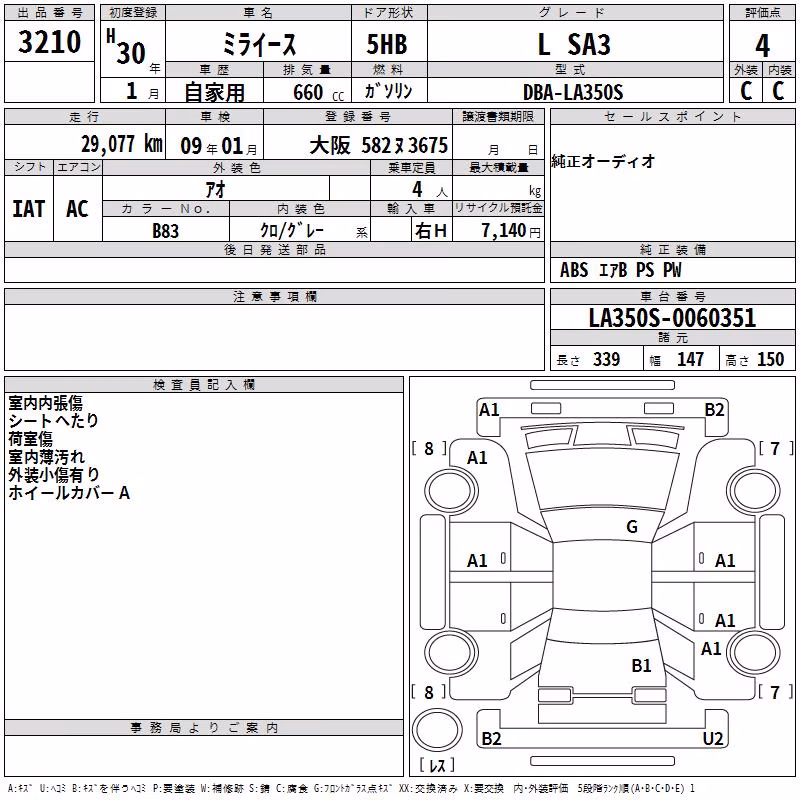 DAIHATSU MIRA E:S