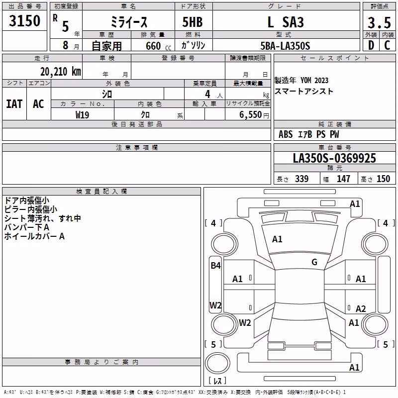 DAIHATSU MIRA E:S