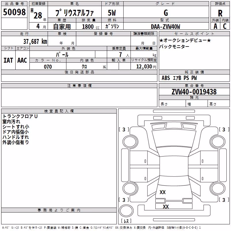TOYOTA PRIUS ALPHA