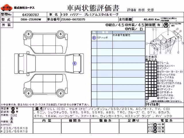 TOYOTA HARRIER