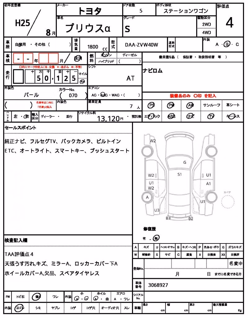 TOYOTA PRIUS ALPHA