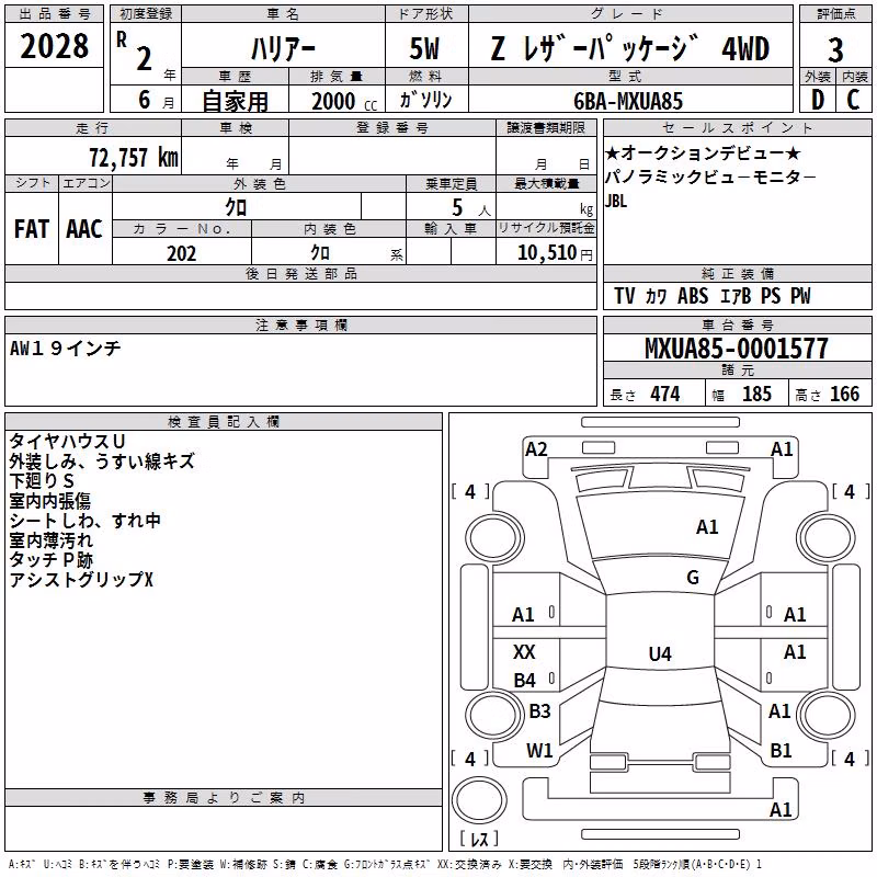 TOYOTA HARRIER