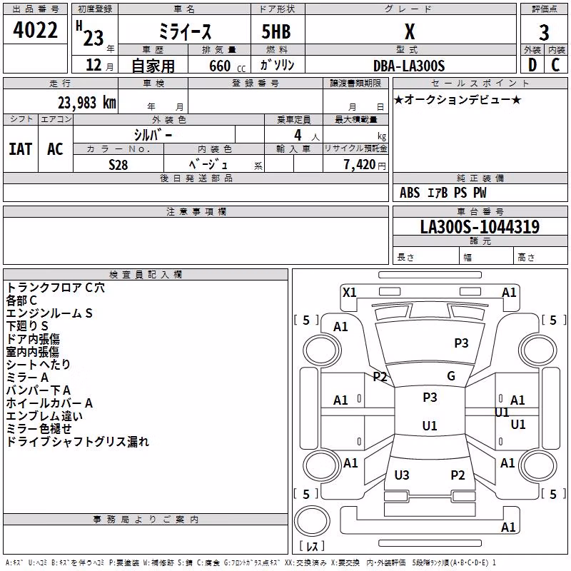 DAIHATSU MIRA E:S