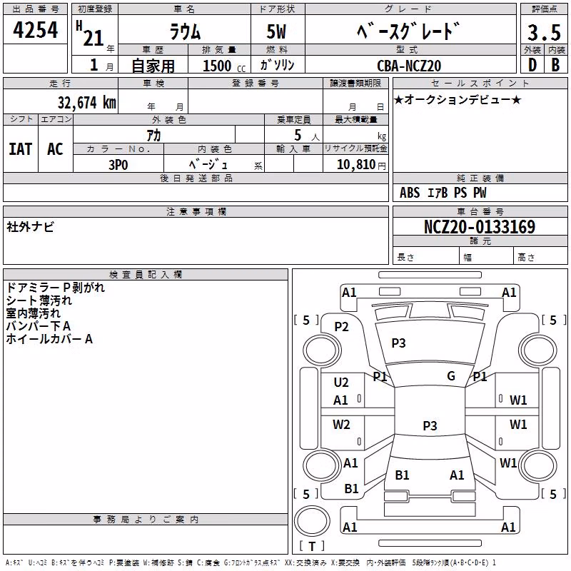 TOYOTA RAUM