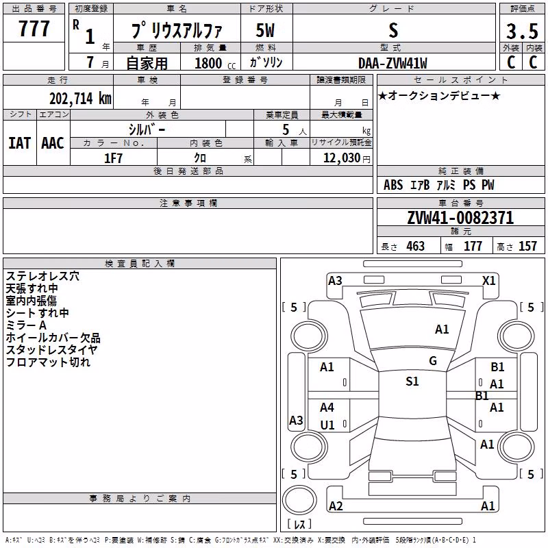 TOYOTA PRIUS ALPHA