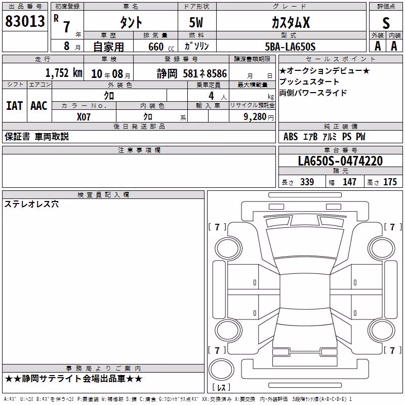 DAIHATSU TANTO