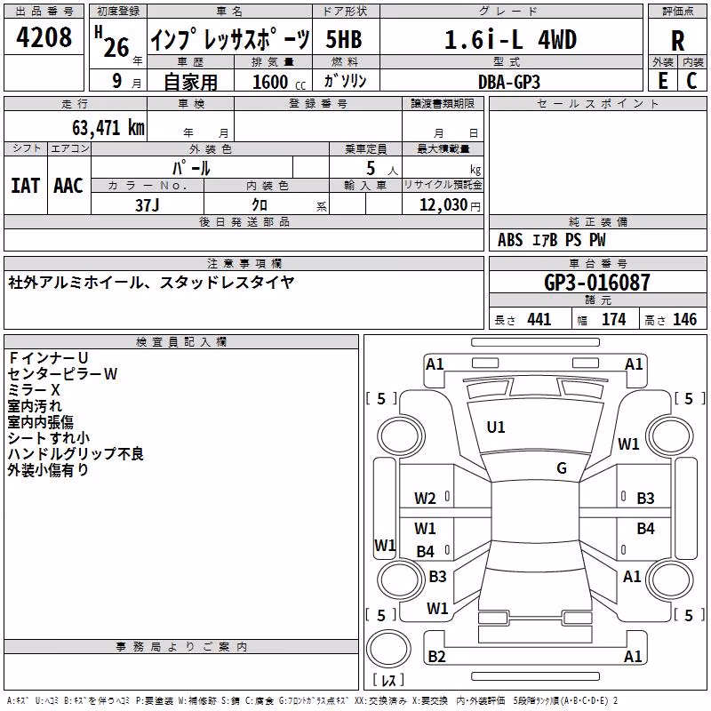 SUBARU IMPREZA