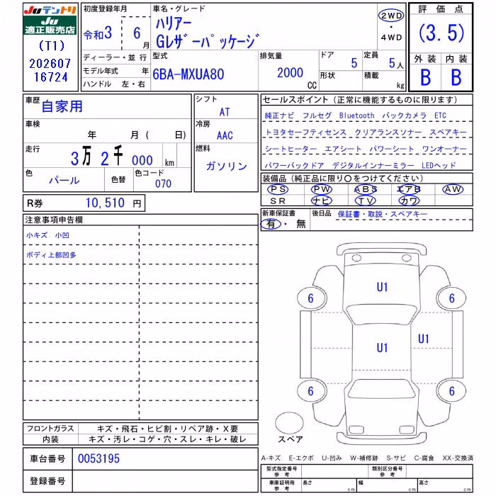 TOYOTA HARRIER