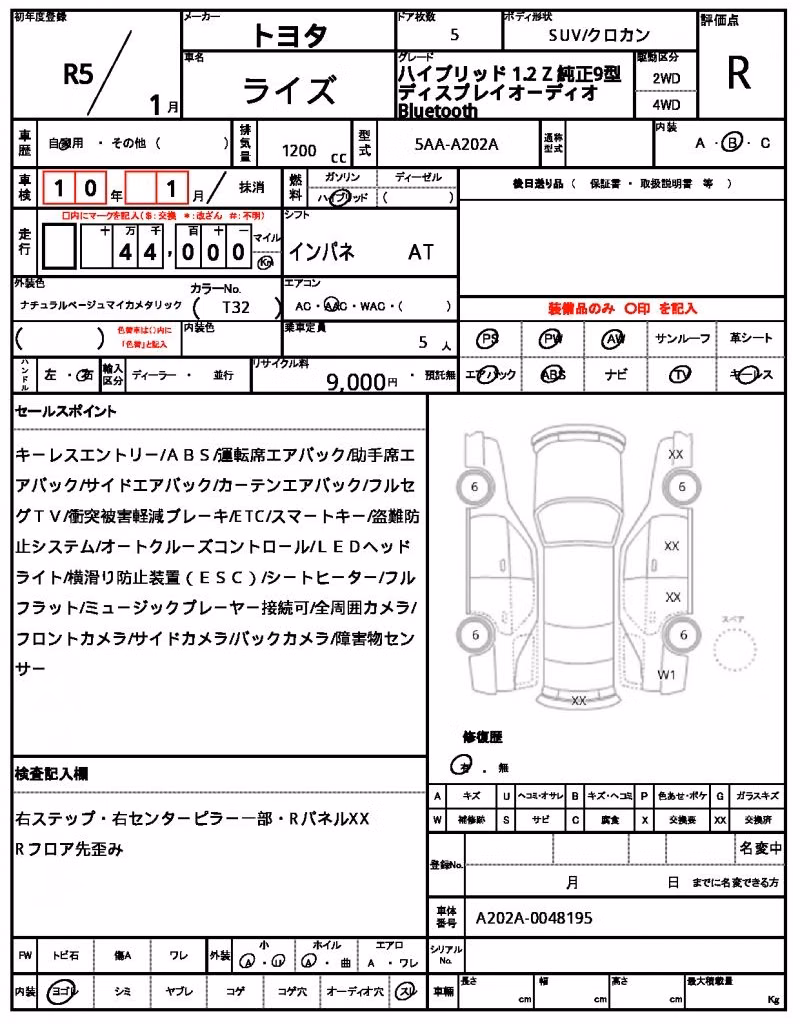 TOYOTA RAIZE