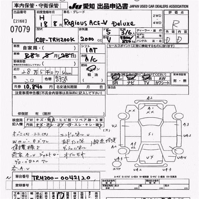 TOYOTA REGIUS ACE