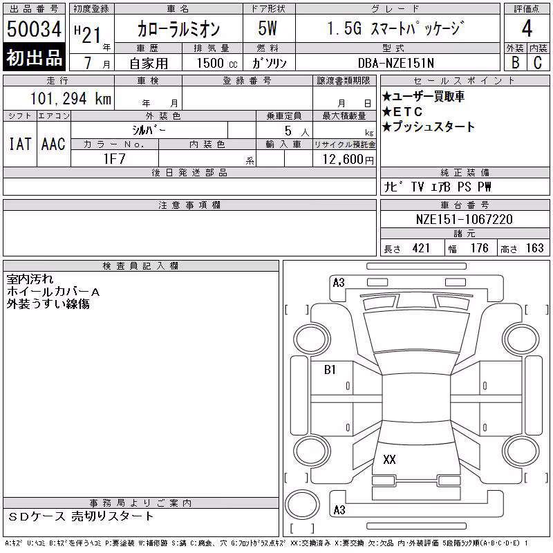 TOYOTA COROLLA RUMION