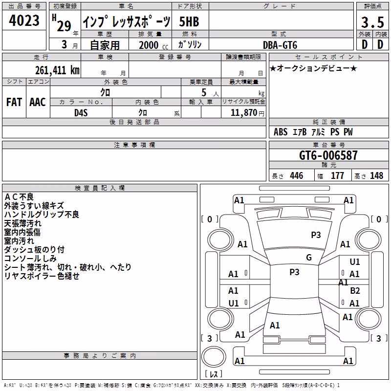 SUBARU IMPREZA