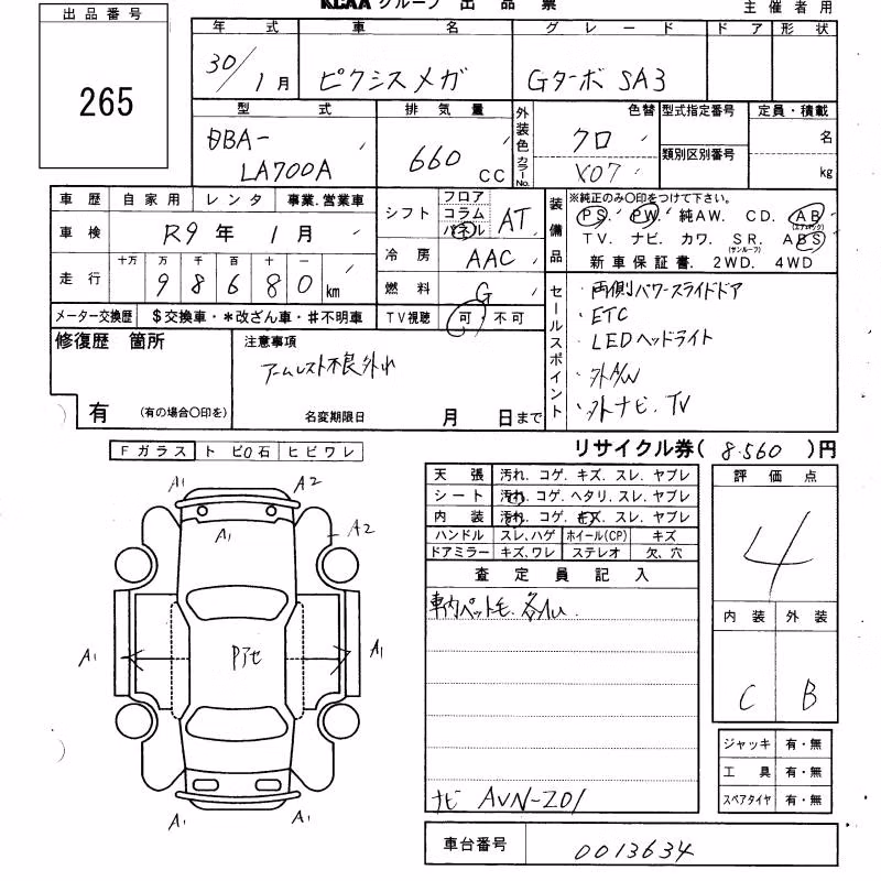 TOYOTA PIXIS MEGA