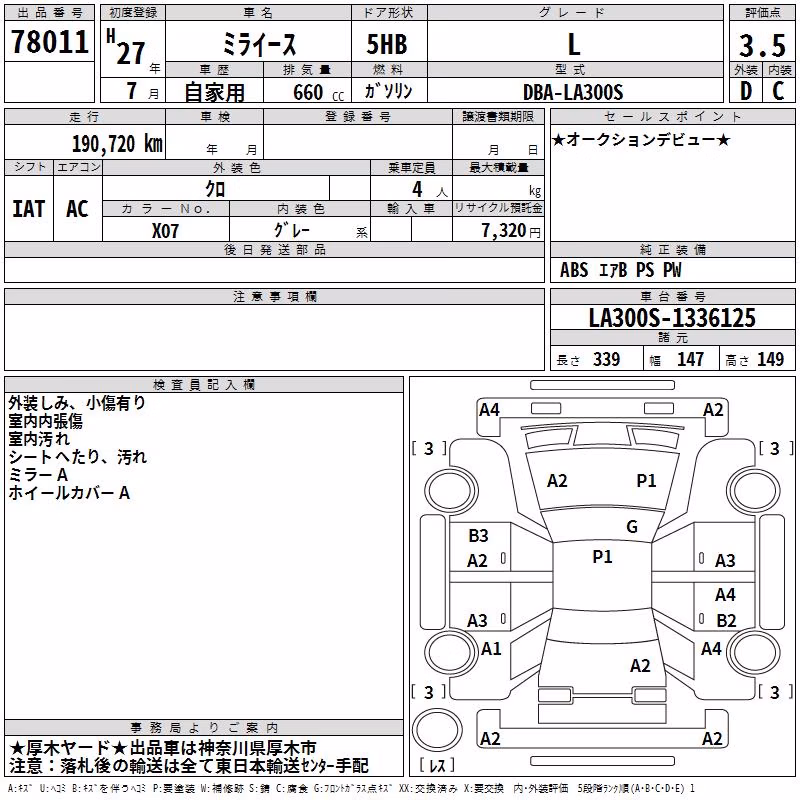 DAIHATSU MIRA E:S
