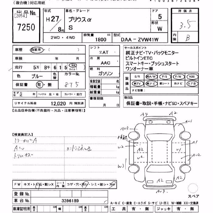 TOYOTA PRIUS ALPHA