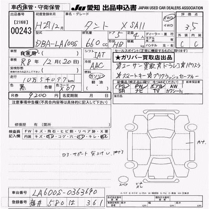 DAIHATSU TANTO