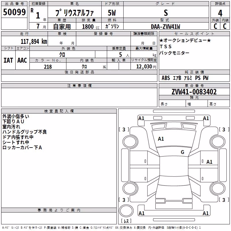 TOYOTA PRIUS ALPHA