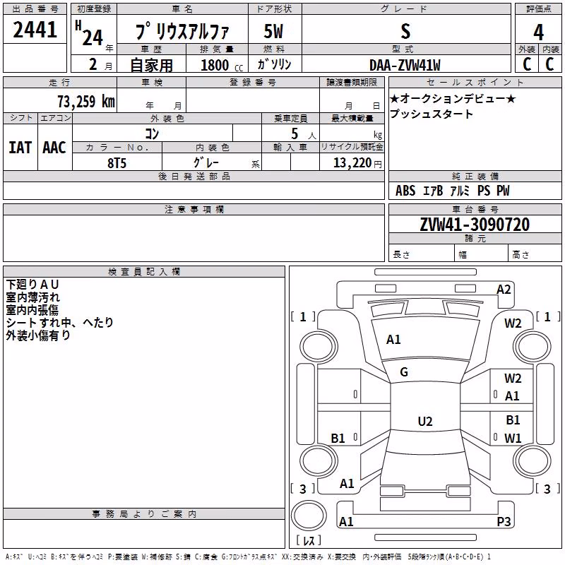 TOYOTA PRIUS ALPHA