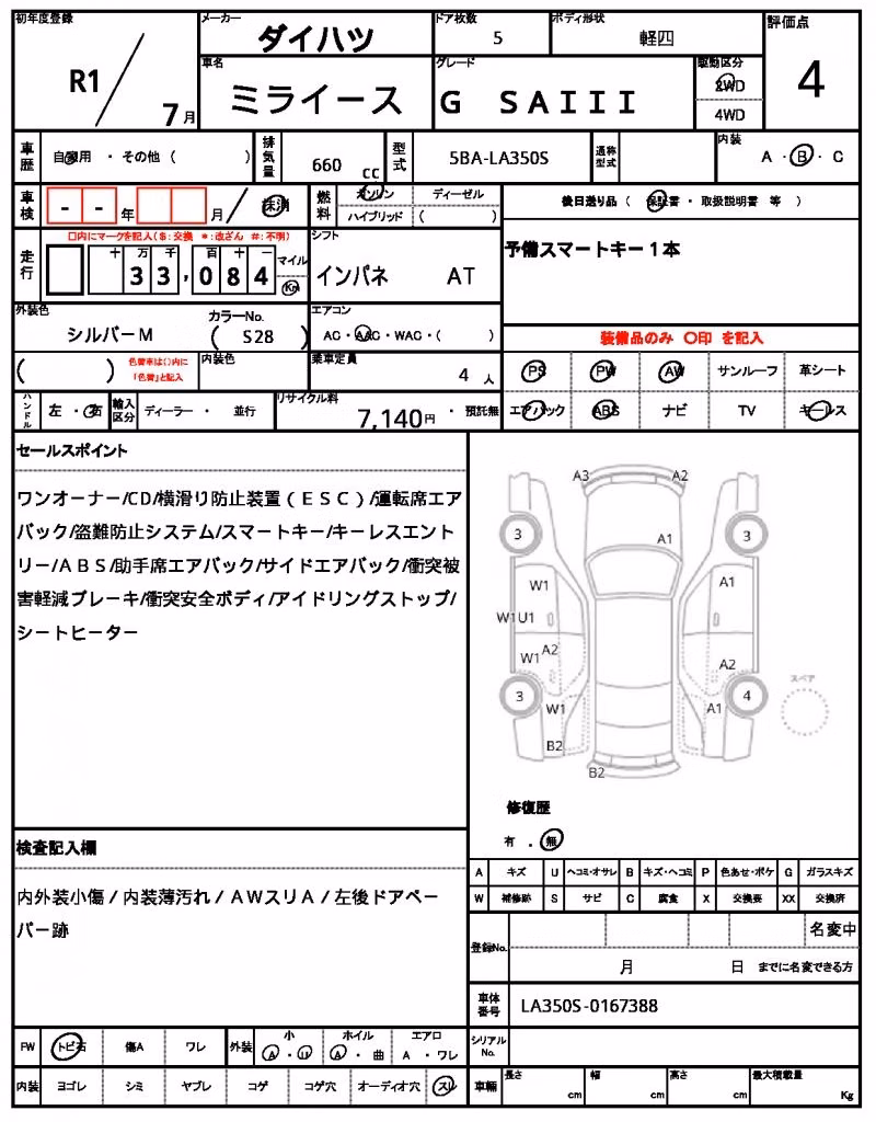 DAIHATSU MIRA E:S