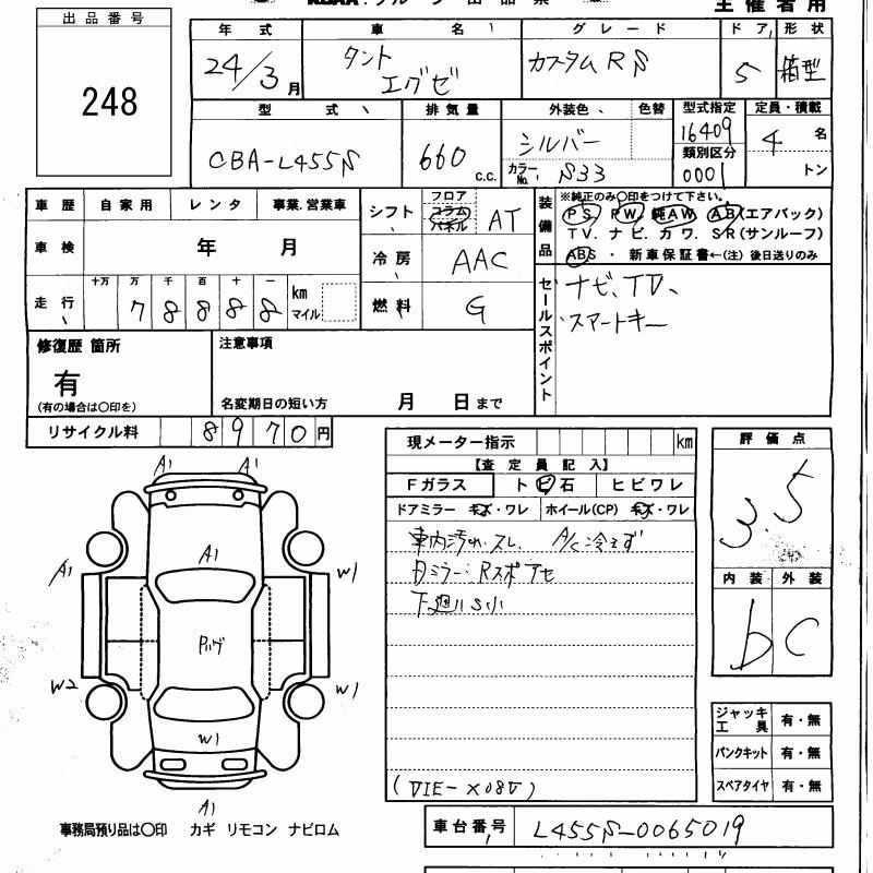 DAIHATSU TANTO EXE