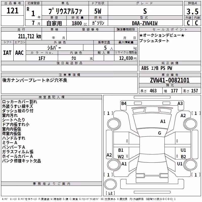 TOYOTA PRIUS ALPHA
