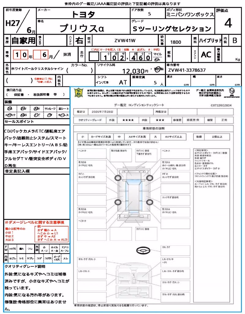 TOYOTA PRIUS ALPHA