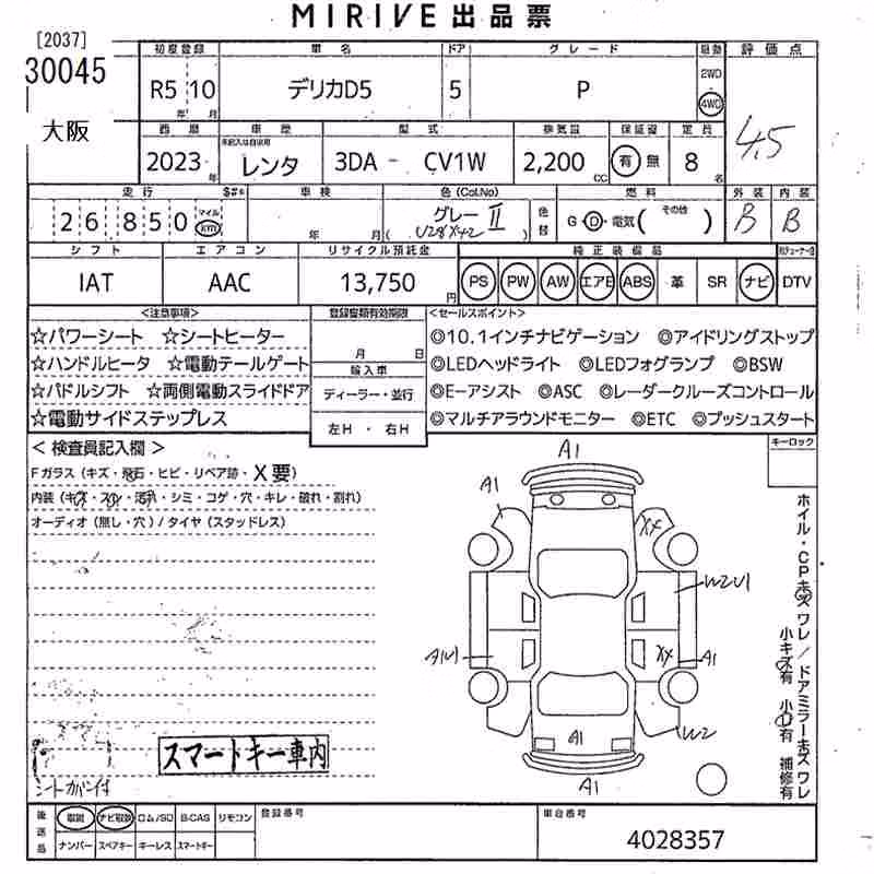 MITSUBISHI DELICA D:5