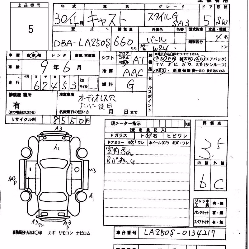 DAIHATSU CAST