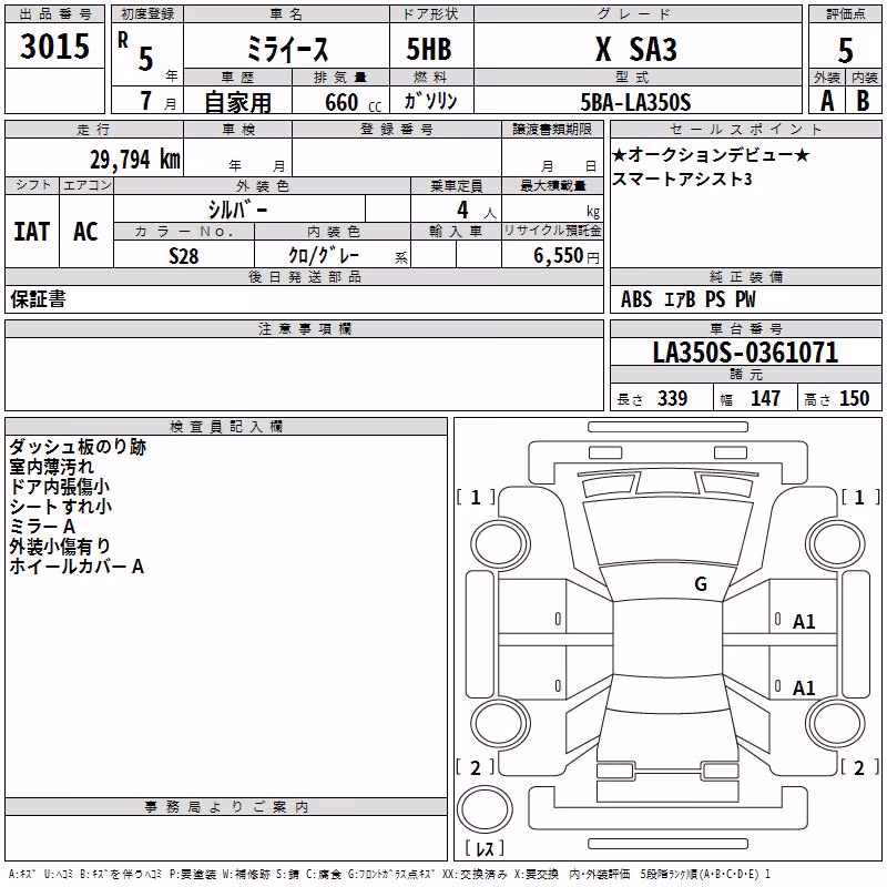 DAIHATSU MIRA E:S