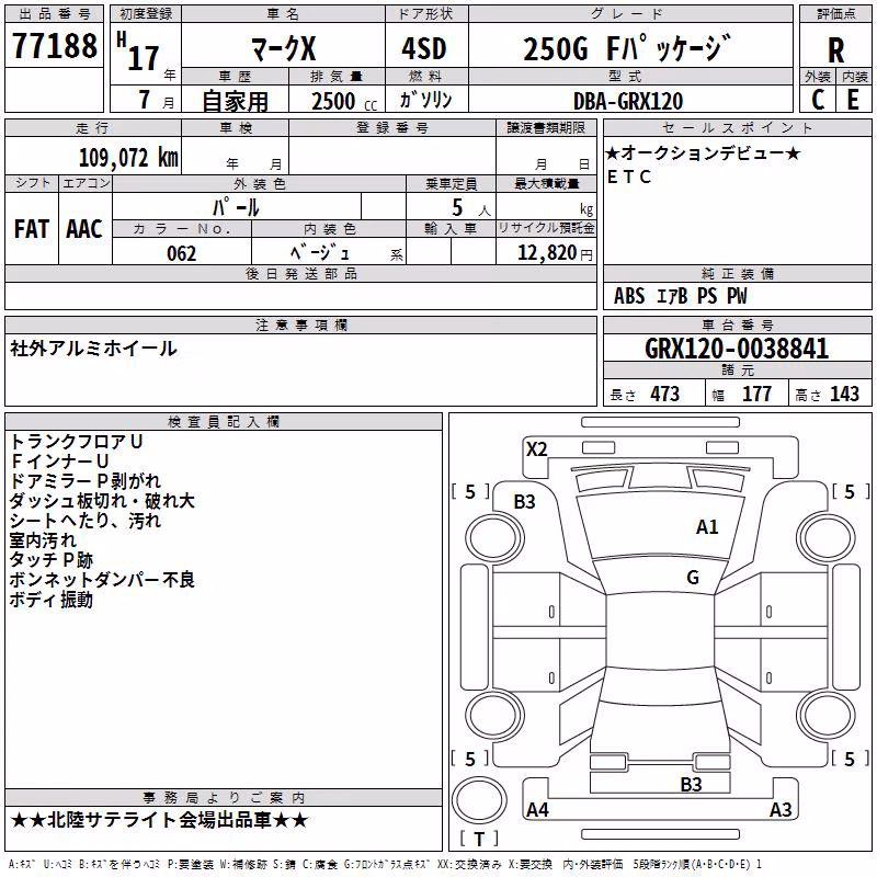 TOYOTA MARK X