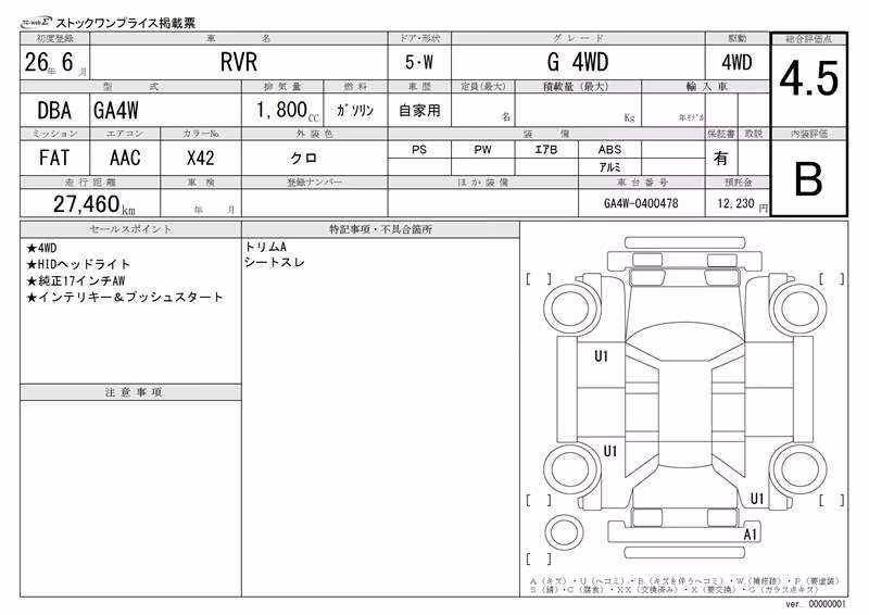 MITSUBISHI RVR