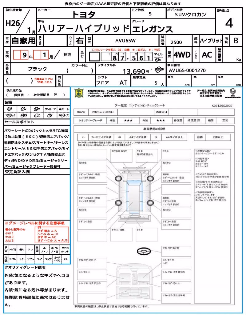 TOYOTA HARRIER