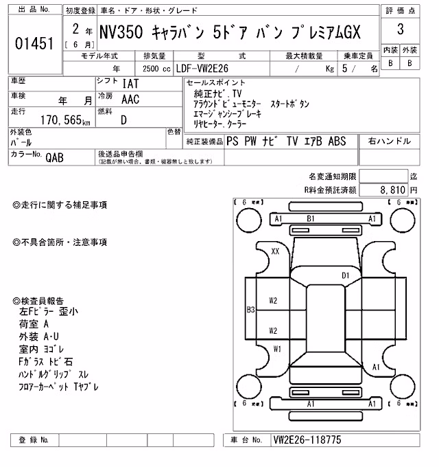 NISSAN NV350 CARAVAN