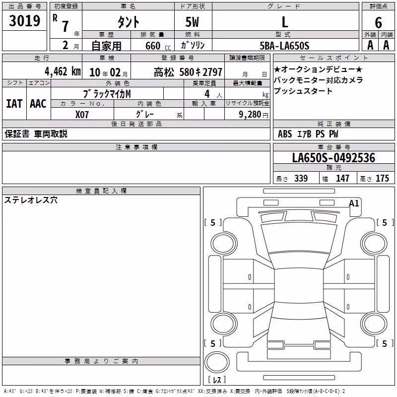 DAIHATSU TANTO