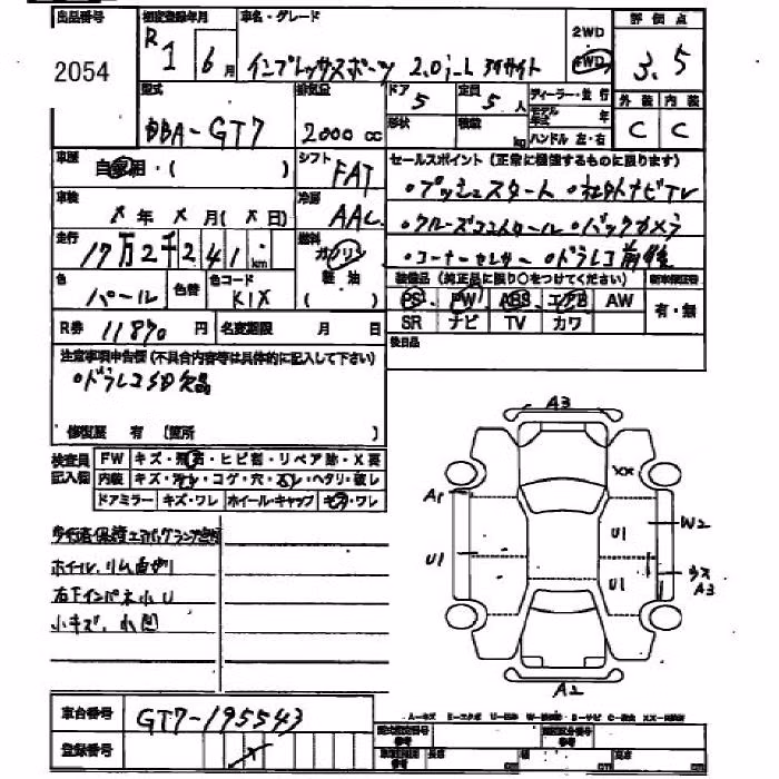 SUBARU XV