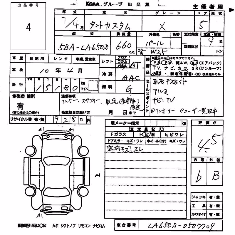 DAIHATSU TANTO