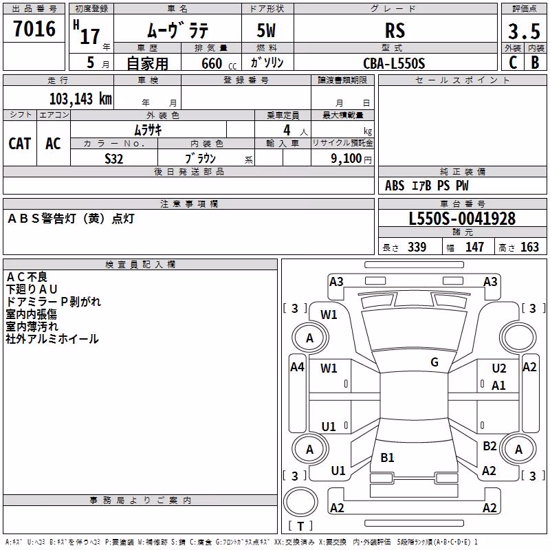 DAIHATSU MOVE LATTE