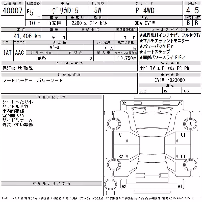 MITSUBISHI DELICA D:5
