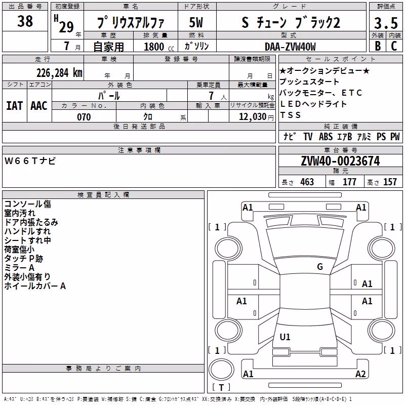 TOYOTA PRIUS ALPHA