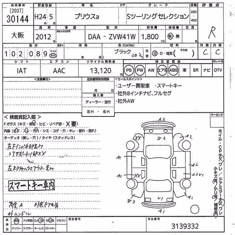 TOYOTA PRIUS ALPHA