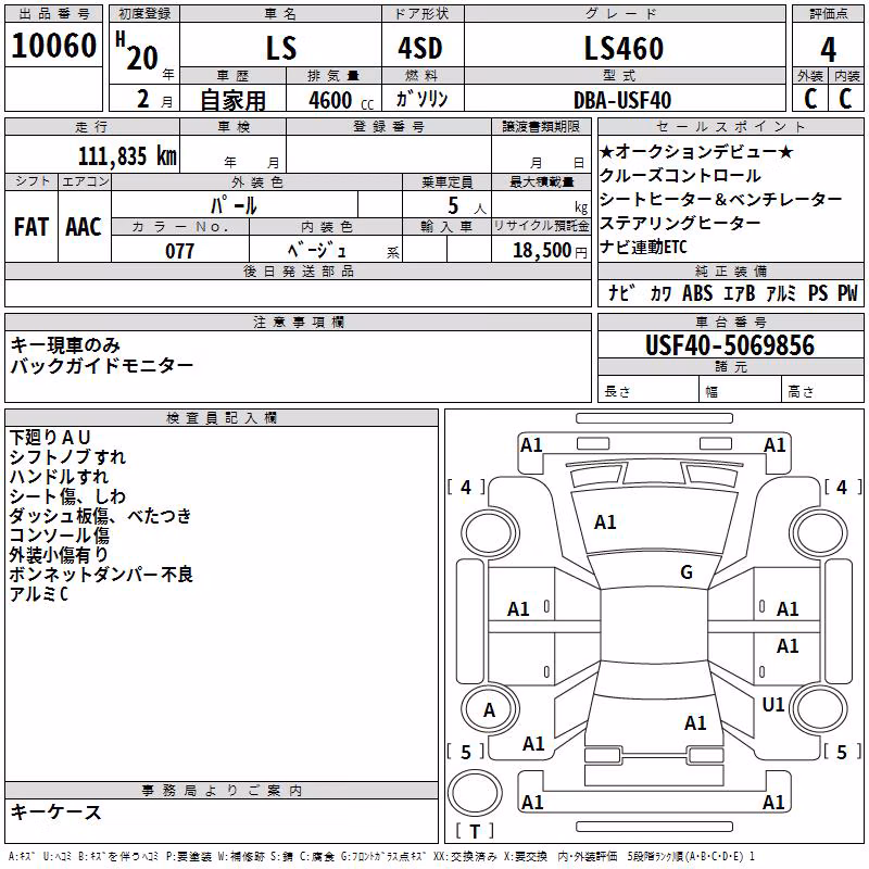 LEXUS LS460