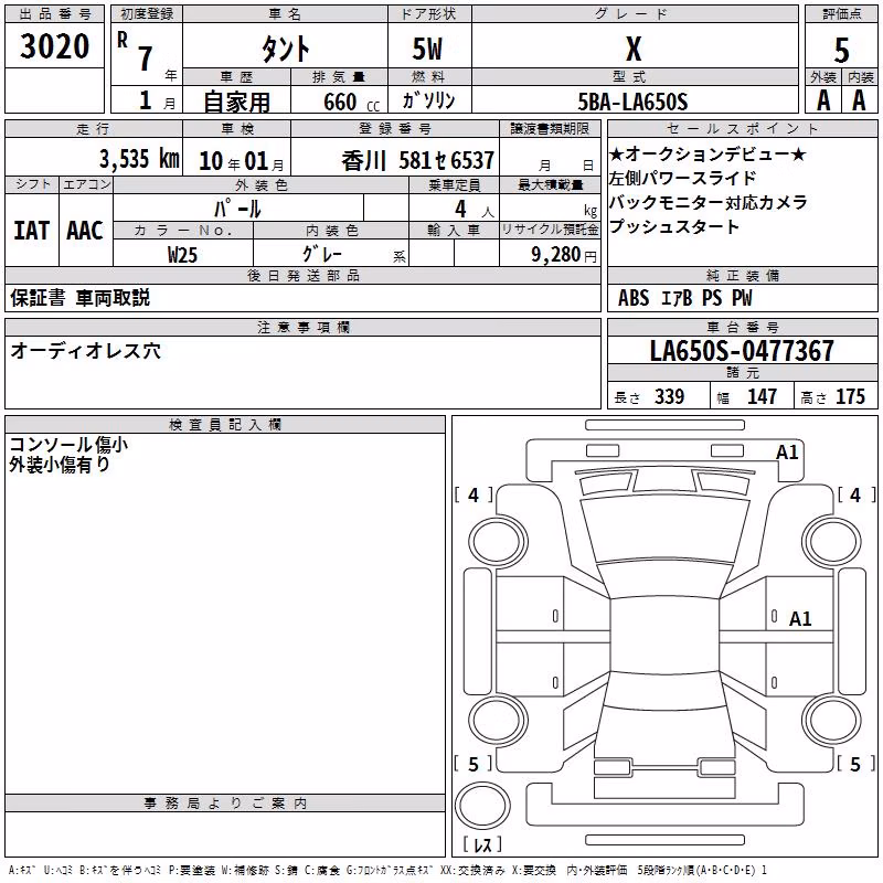 DAIHATSU TANTO