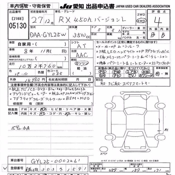 LEXUS RX450H
