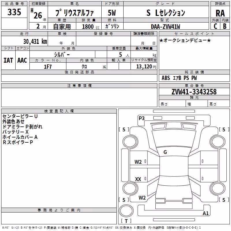 TOYOTA PRIUS ALPHA